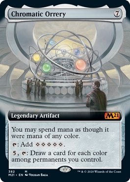 Chromatic Orrery Magic Core Set 2021 Bordless